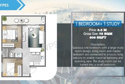 Serviced 1 Bed Apartment with En Suite in Brookside