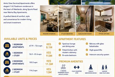 1 Bed Apartment with En Suite at Sports Rd