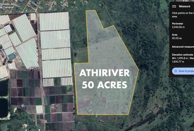 50 ac Land at Athiriver - Mombasa Road