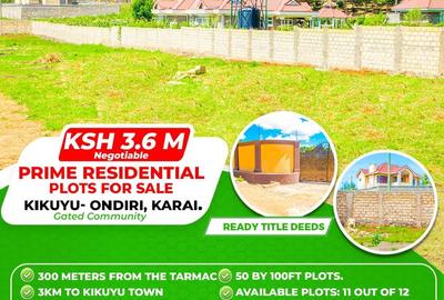 500 m² Residential Land at Ondiri