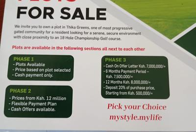 Residential Land at Thika Superhighway