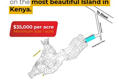 Land at Funzi Island. Limited Parcels Of Land For Sale On Funzi Island