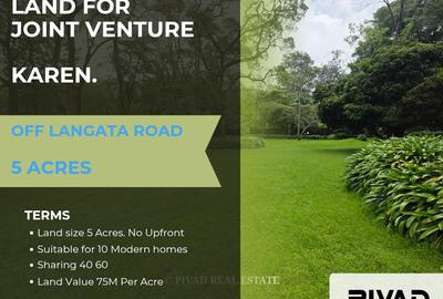 5 ac Land in Karen