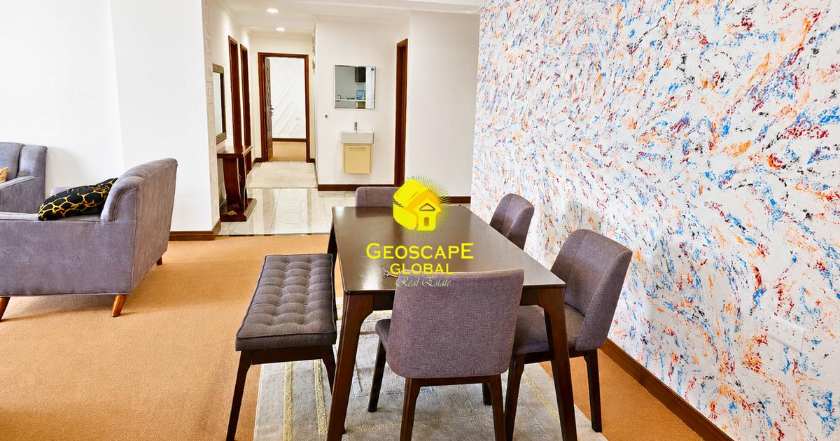 Furnished 3 Bed Apartment with En Suite in Kileleshwa