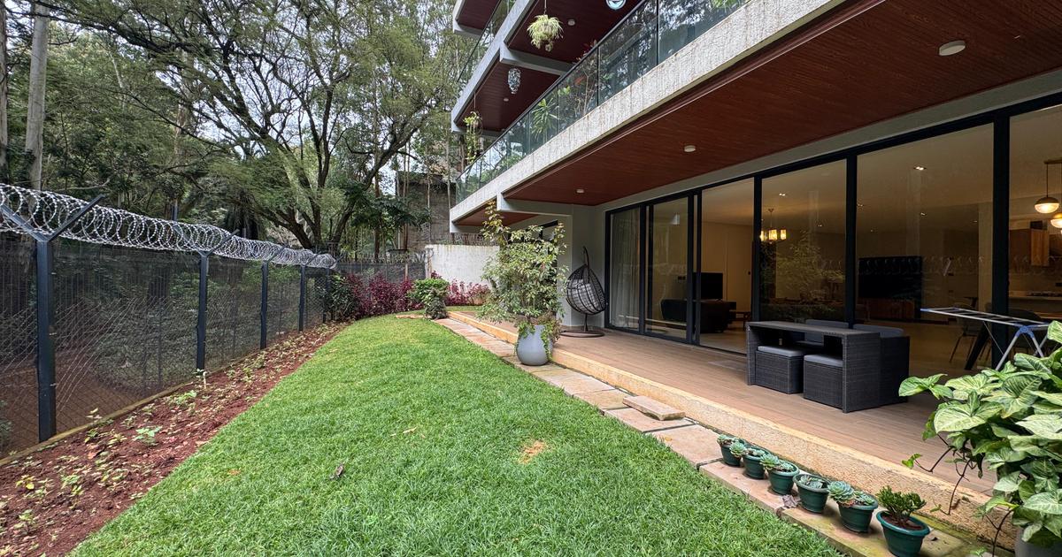 Furnished 4 Bed Apartment with En Suite in Westlands Area