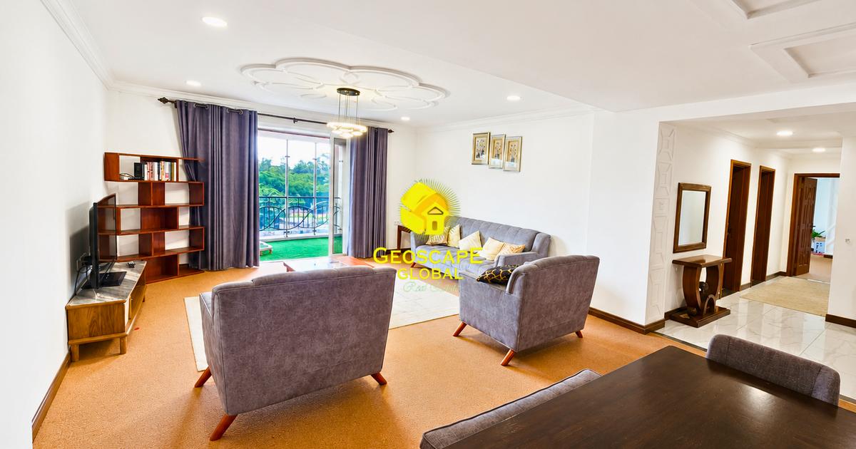 Furnished 3 Bed Apartment with En Suite in Kilimani