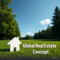 logo Global Real Estate Concept