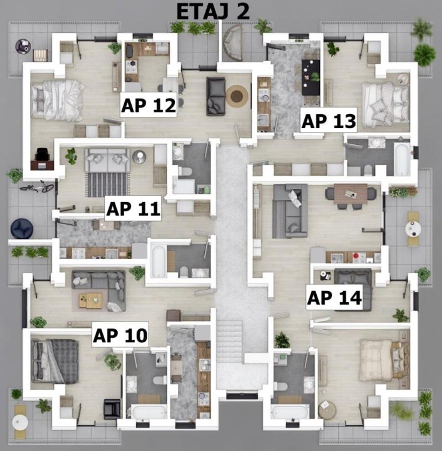 Apartament 3 camere pe strada Oasului in bloc de 1-2-3 camere. Dezvoltator. - 5