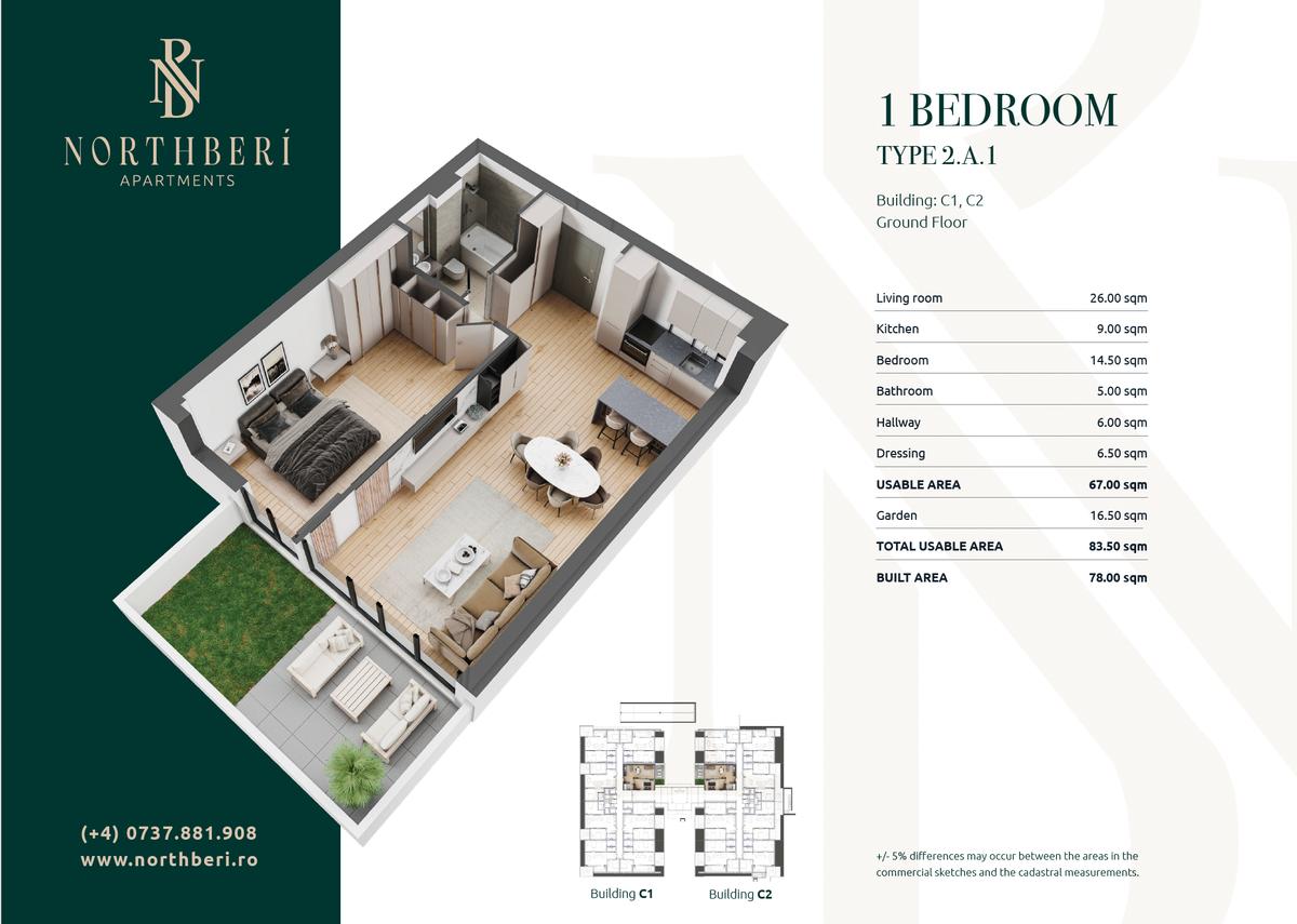 Northberi Apartments, zona Băneasa, București - 5