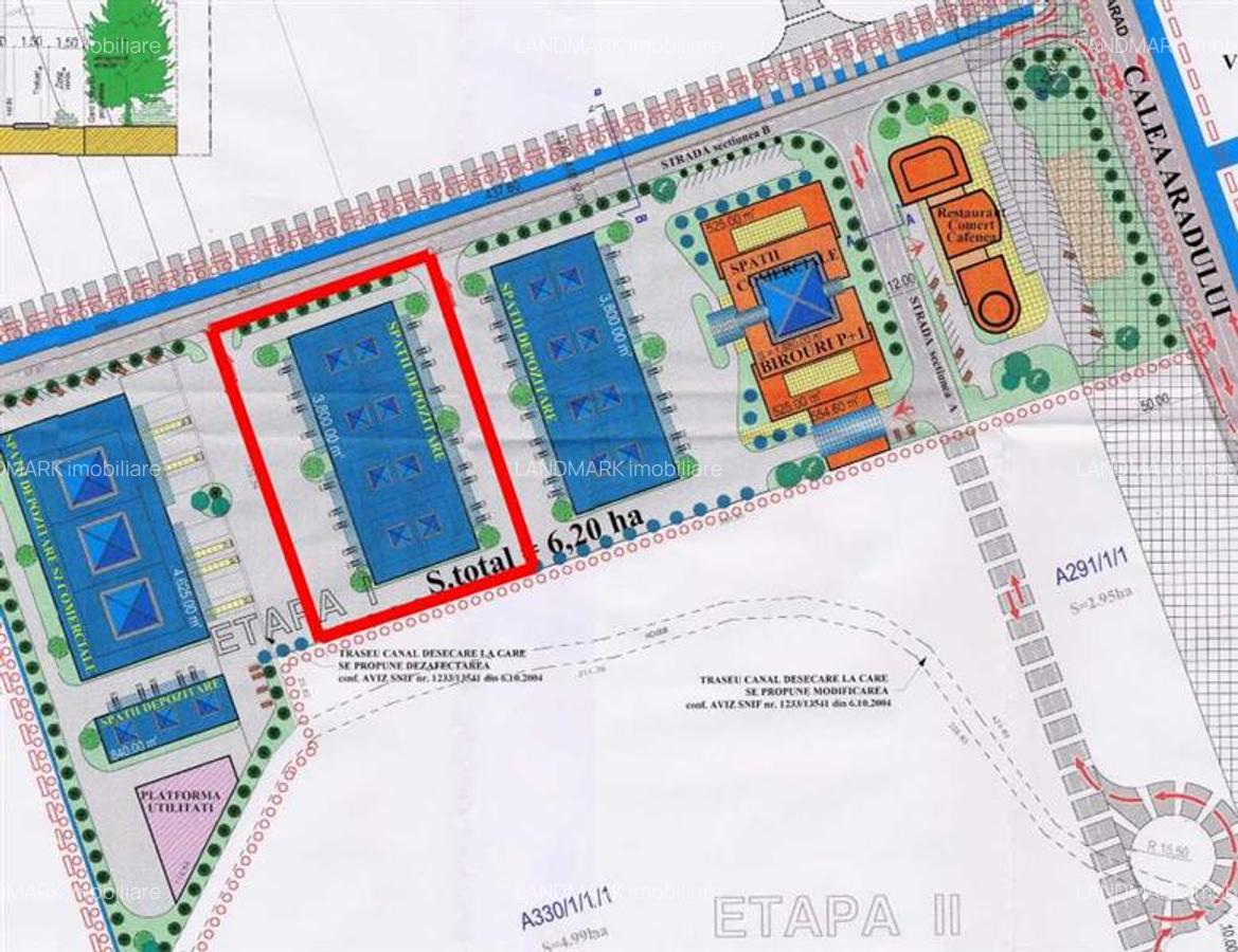 Teren cu PUZ industrial de vanzare in zona Aradului - 2