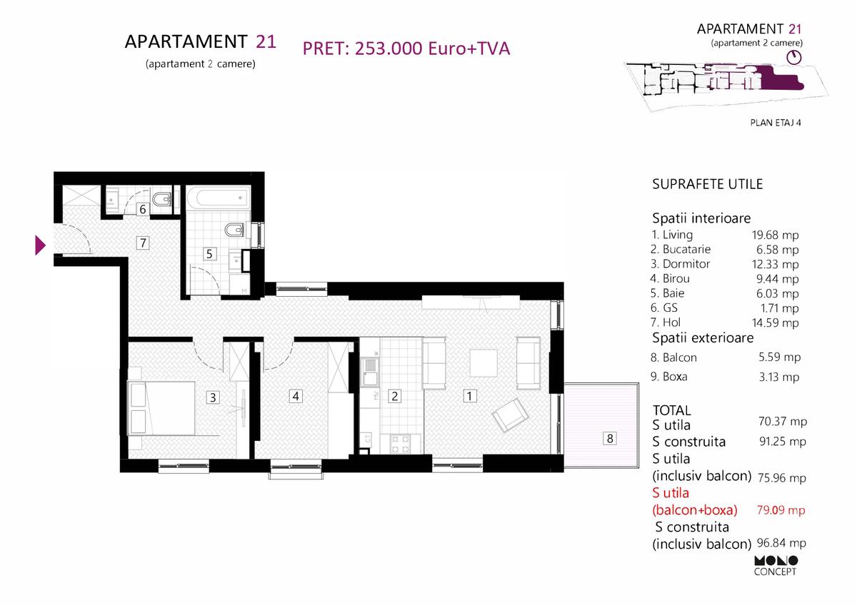 Tunari 32 Residence, zona Dorobanți, București - 20 Tunari 32 Residence, zona Dorobanți, București - 20