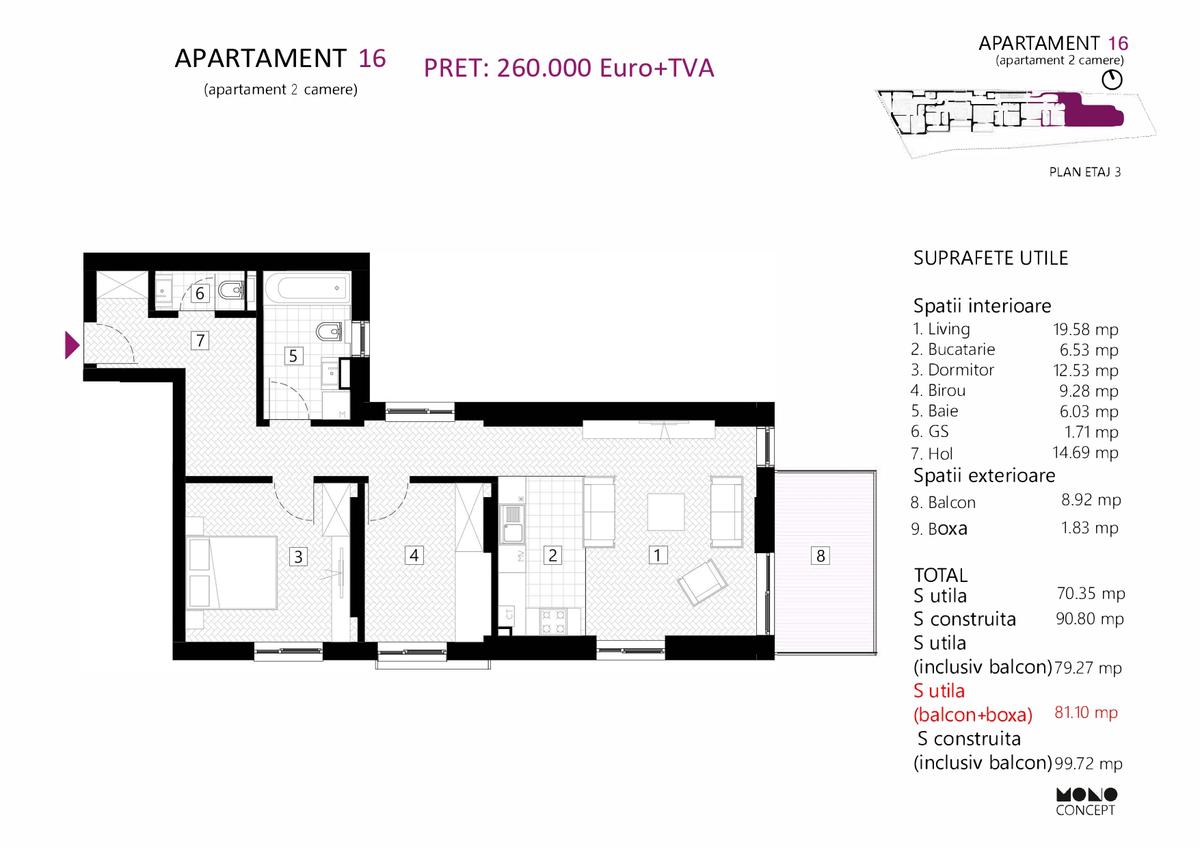 Tunari 32 Residence, zona Dorobanți, București - 15 Tunari 32 Residence, zona Dorobanți, București - 15
