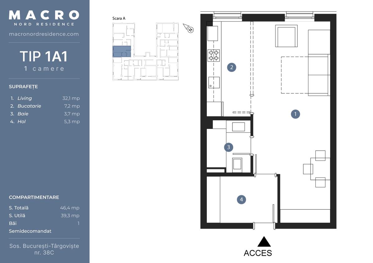 Macro Nord Residence, zona Bucureștii Noi, București - 1