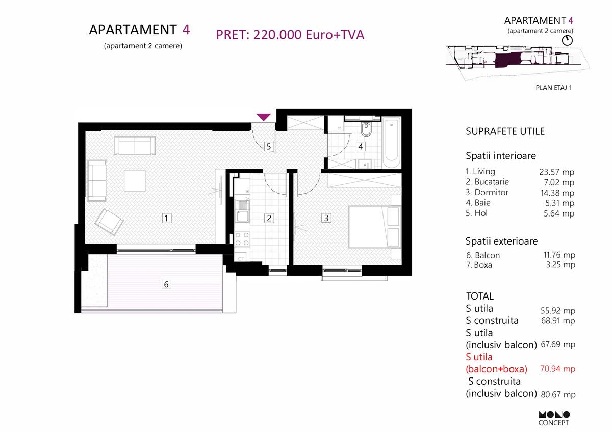 Tunari 32 Residence, zona Dorobanți, București - 3 Tunari 32 Residence, zona Dorobanți, București - 3