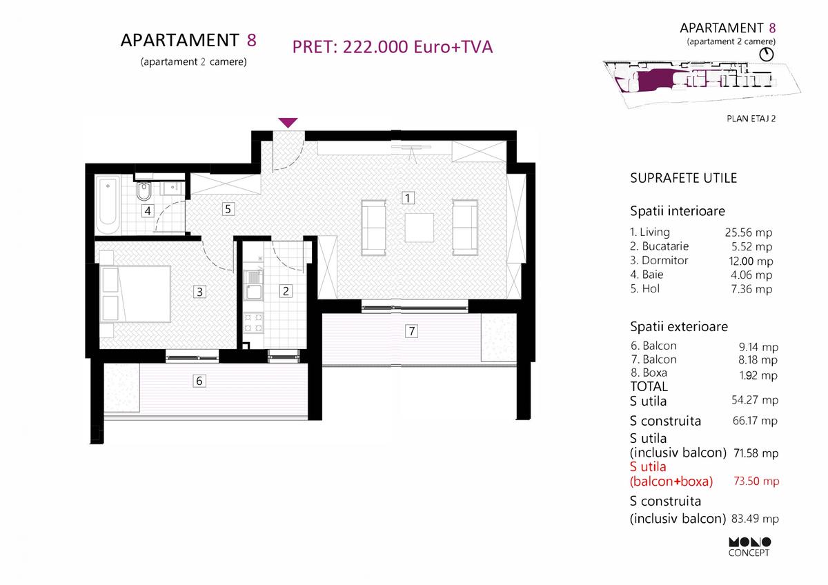 Tunari 32 Residence, zona Dorobanți, București - 7 Tunari 32 Residence, zona Dorobanți, București - 7