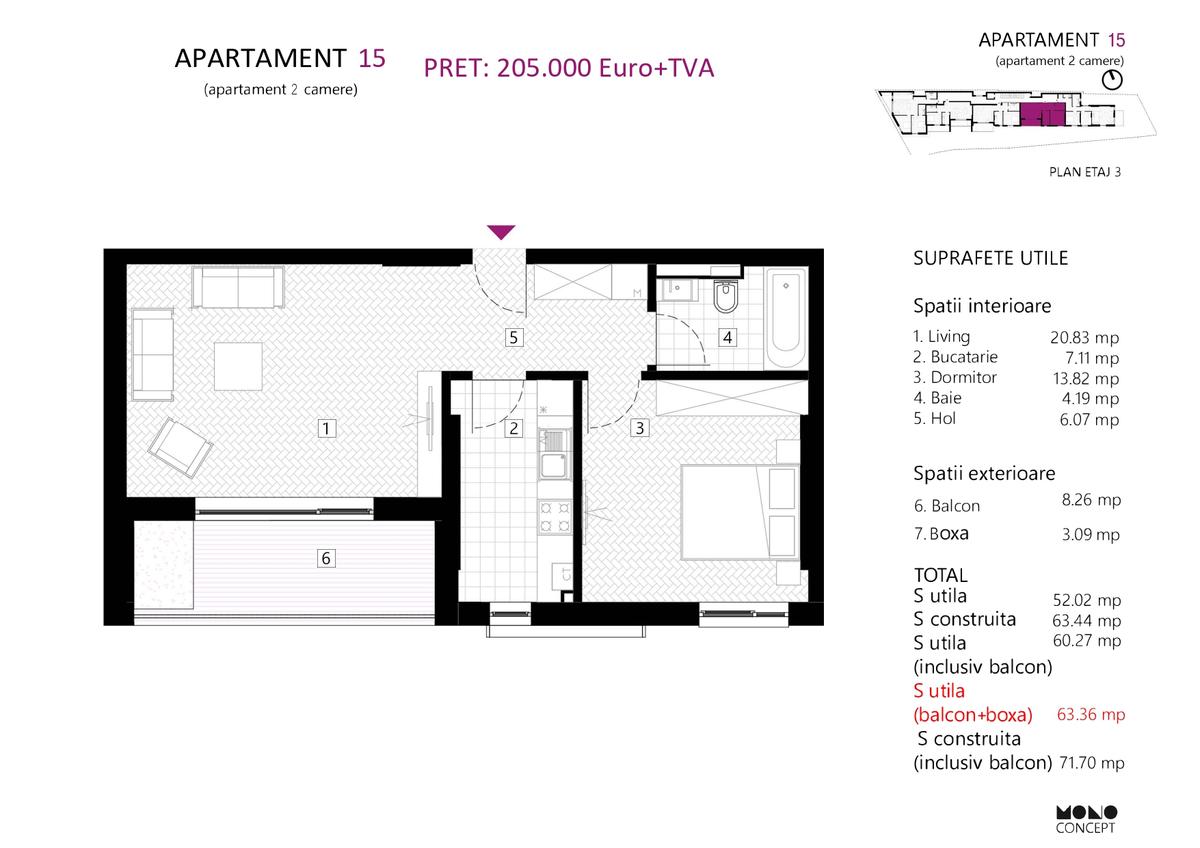 Tunari 32 Residence, zona Dorobanți, București - 14 Tunari 32 Residence, zona Dorobanți, București - 14