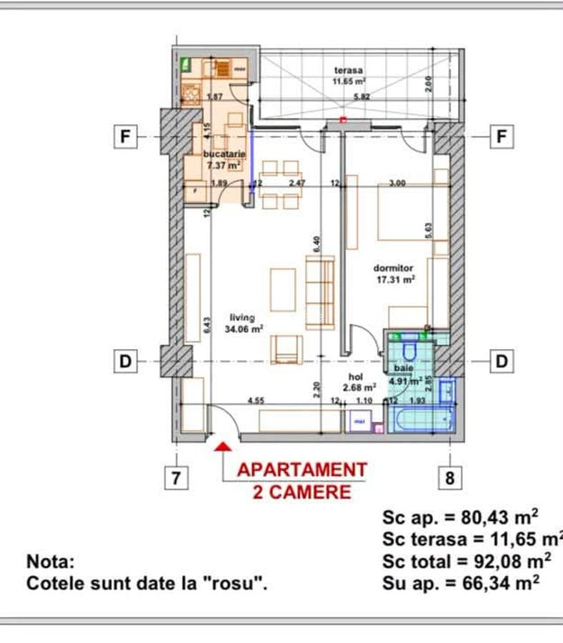 Photo 6 of Apartament 2 bedroom in lujerului