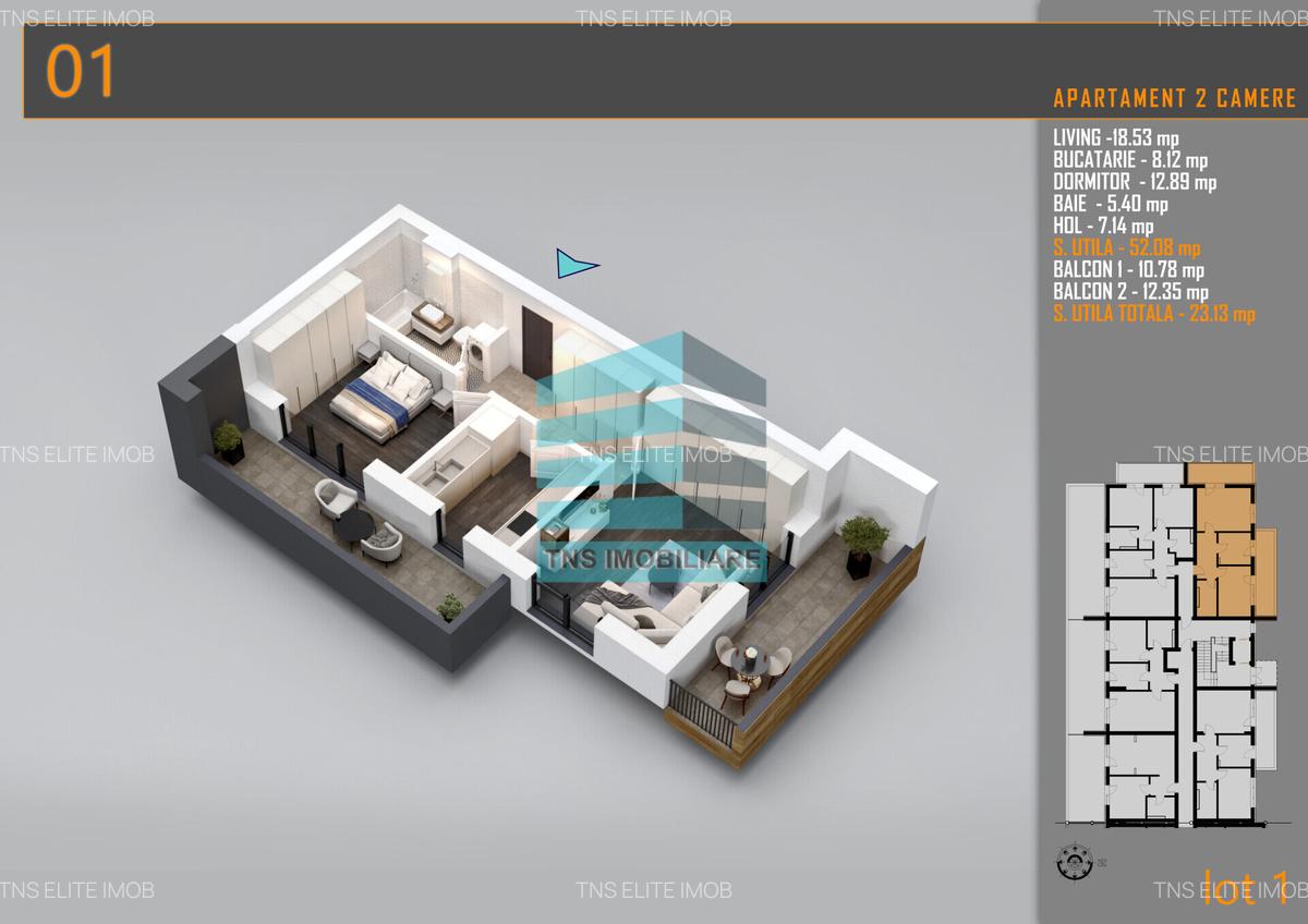 Photo 6 of Apartament 2 bedroom in titan