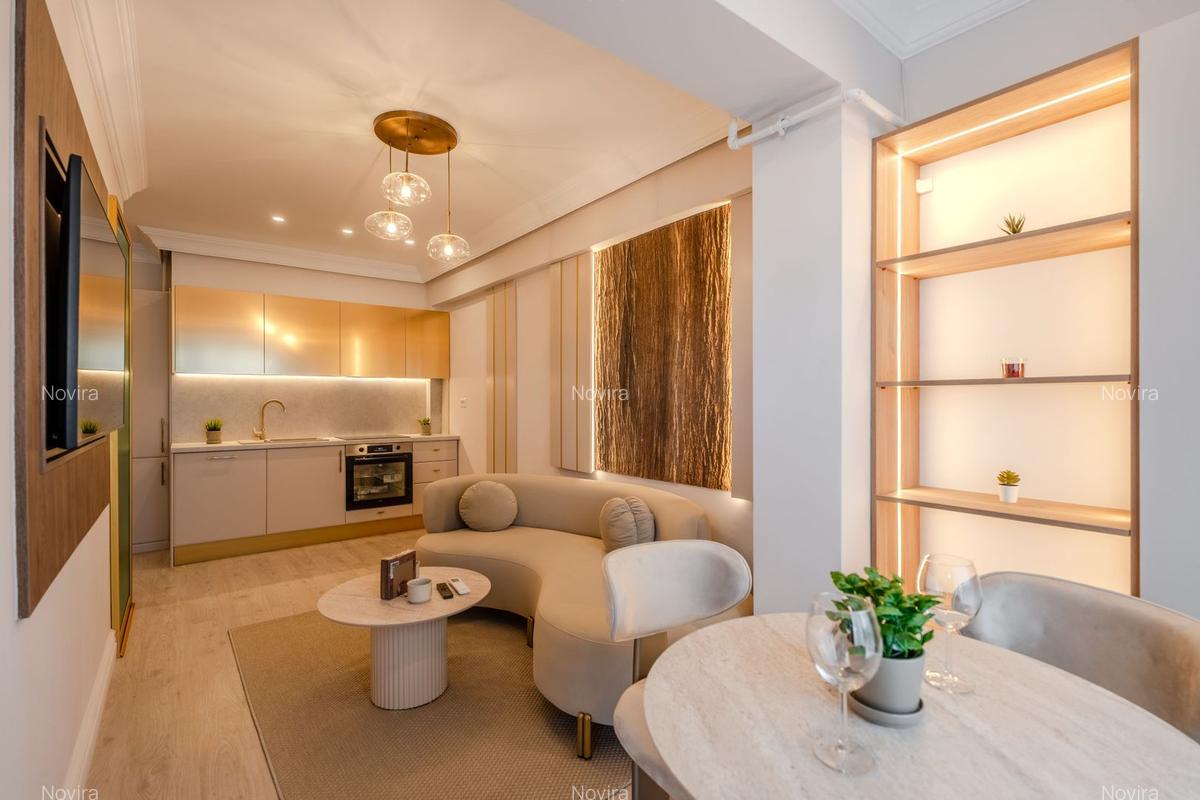 Living area of Apartament 2 bedroom in pipera