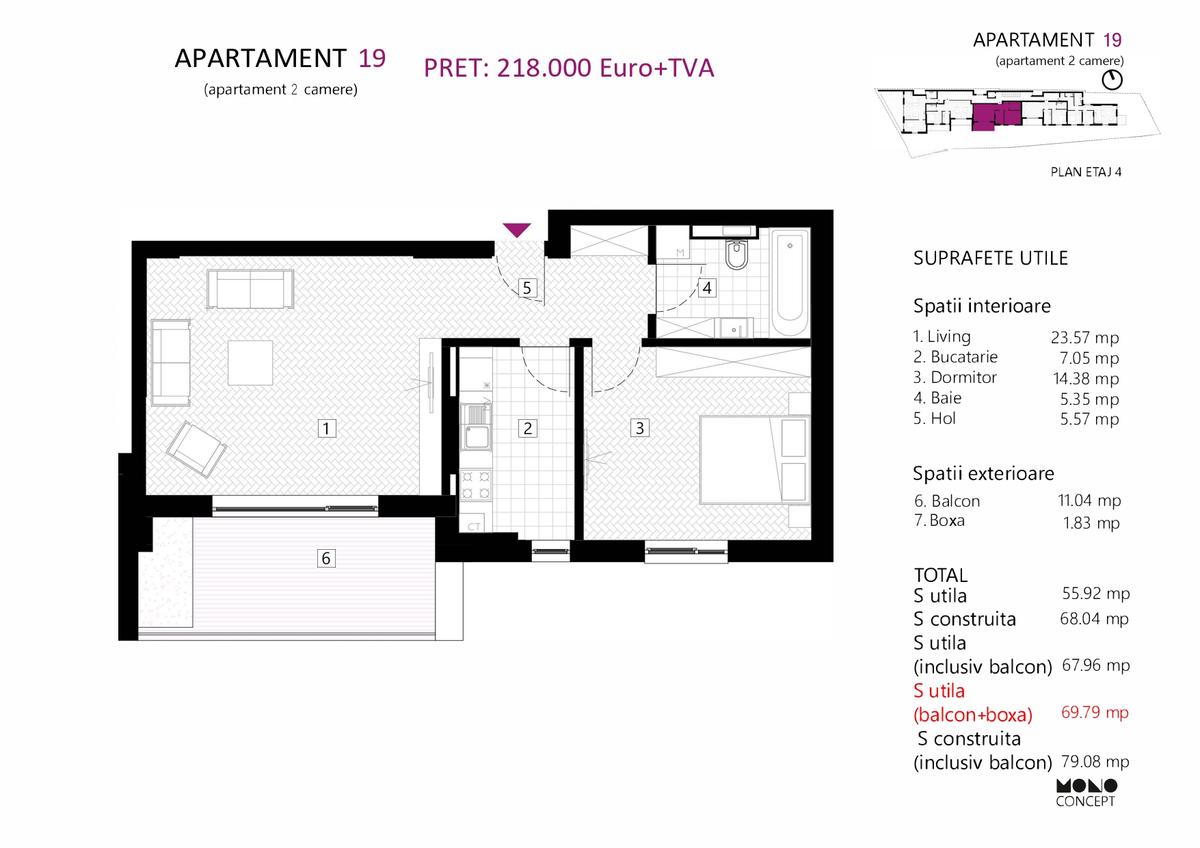 Tunari 32 Residence, zona Dorobanți, București - 18 Tunari 32 Residence, zona Dorobanți, București - 18