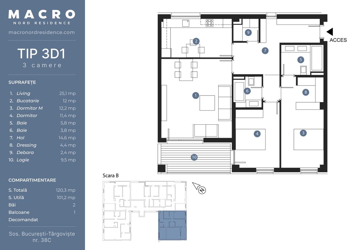 Macro Nord Residence, zona Bucureștii Noi, București - 11
