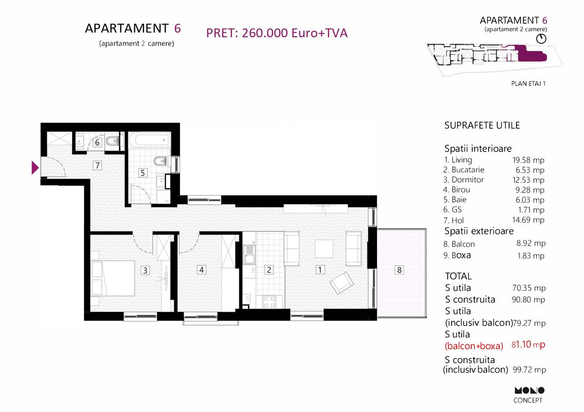 Tunari 32 Residence, zona Dorobanți, București - 5 Tunari 32 Residence, zona Dorobanți, București - 5