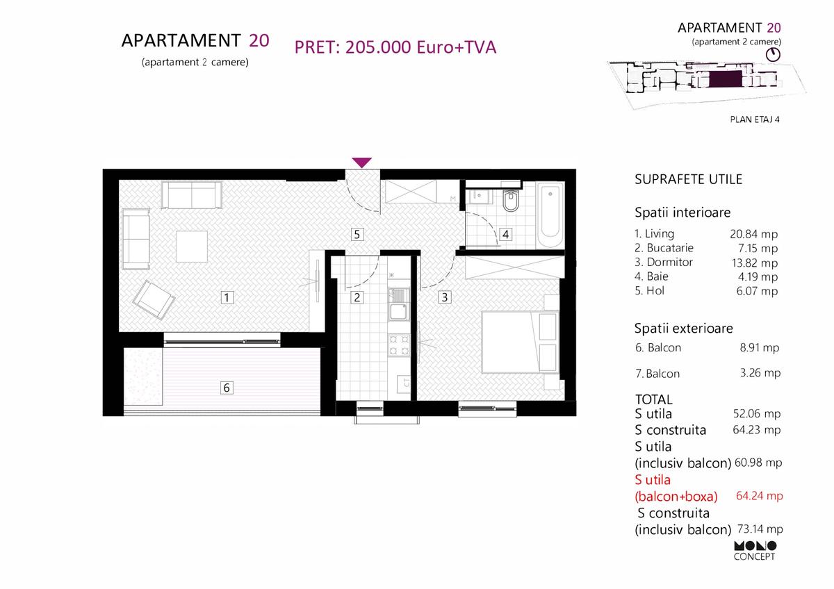 Tunari 32 Residence, zona Dorobanți, București - 19 Tunari 32 Residence, zona Dorobanți, București - 19