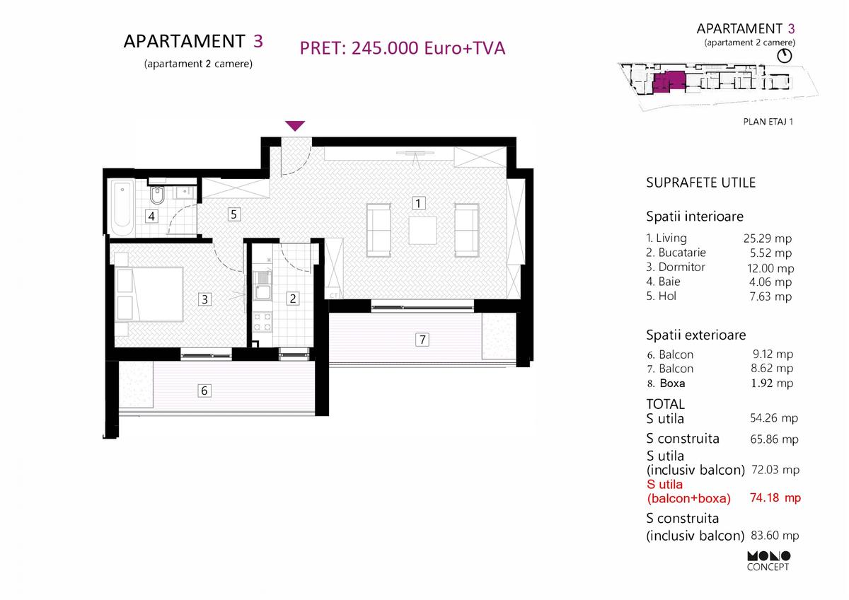 Tunari 32 Residence, zona Dorobanți, București - 2 Tunari 32 Residence, zona Dorobanți, București - 2