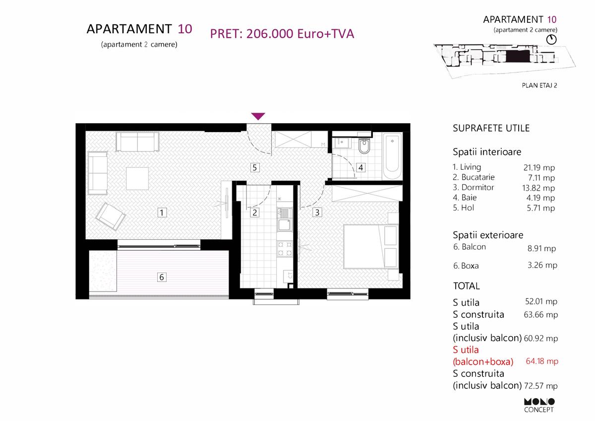 Tunari 32 Residence, zona Dorobanți, București - 9 Tunari 32 Residence, zona Dorobanți, București - 9
