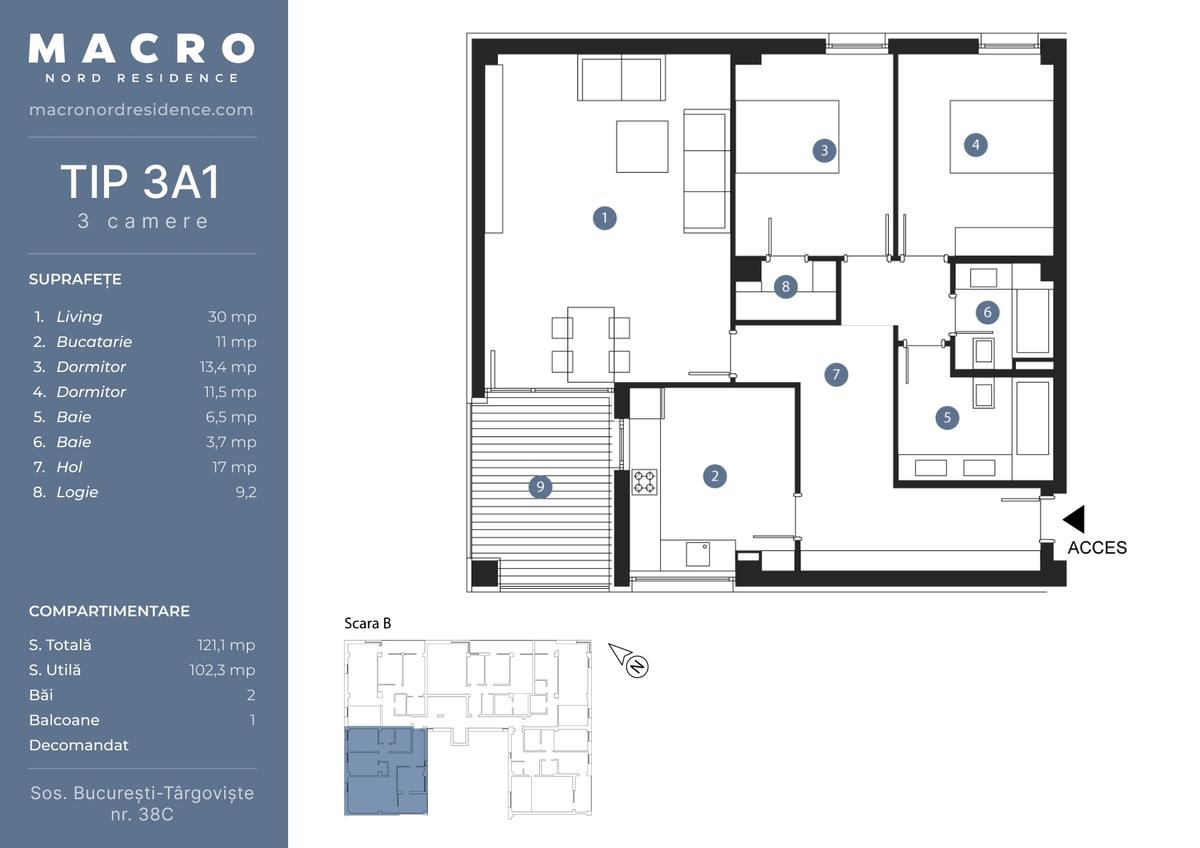 Macro Nord Residence, zona Bucureștii Noi, București - 8
