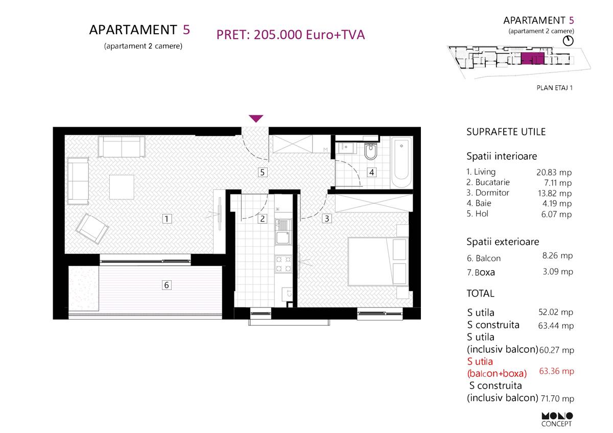 Tunari 32 Residence, zona Dorobanți, București - 4 Tunari 32 Residence, zona Dorobanți, București - 4