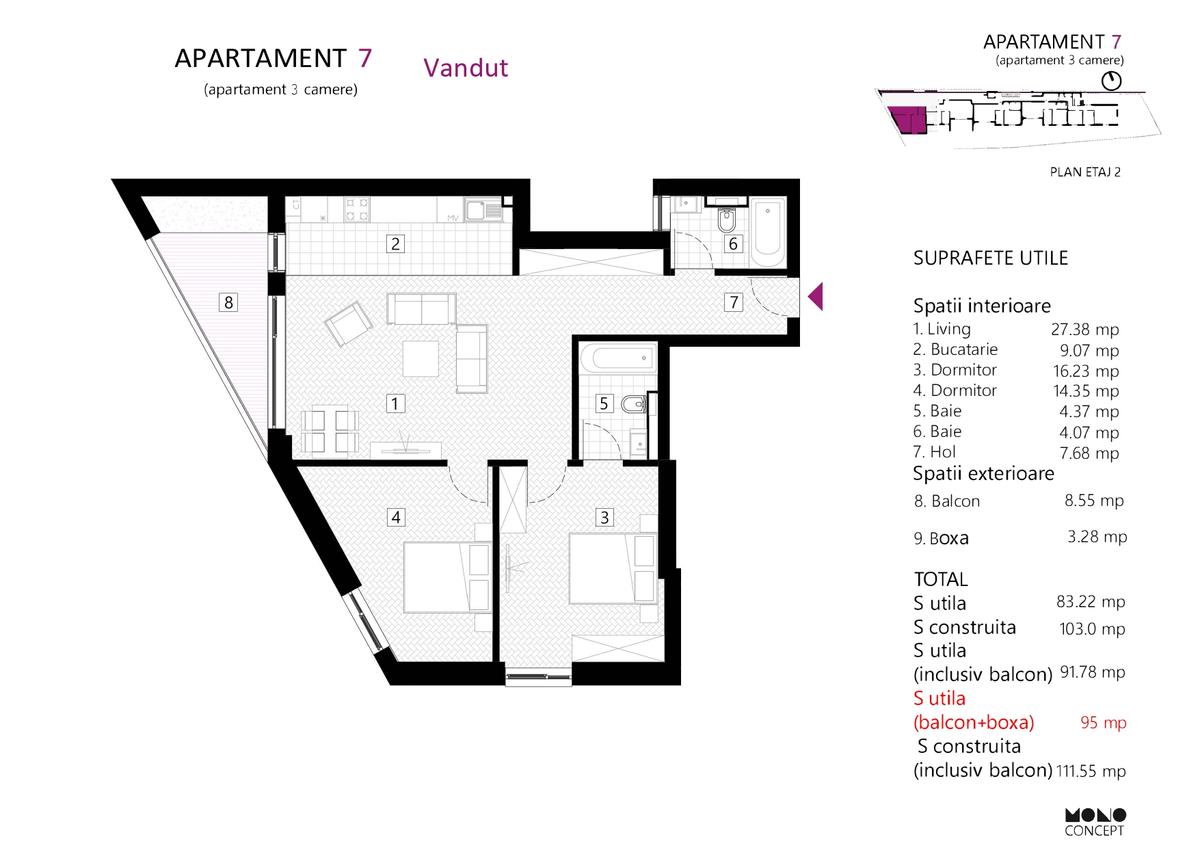 Tunari 32 Residence, zona Dorobanți, București - 6 Tunari 32 Residence, zona Dorobanți, București - 6