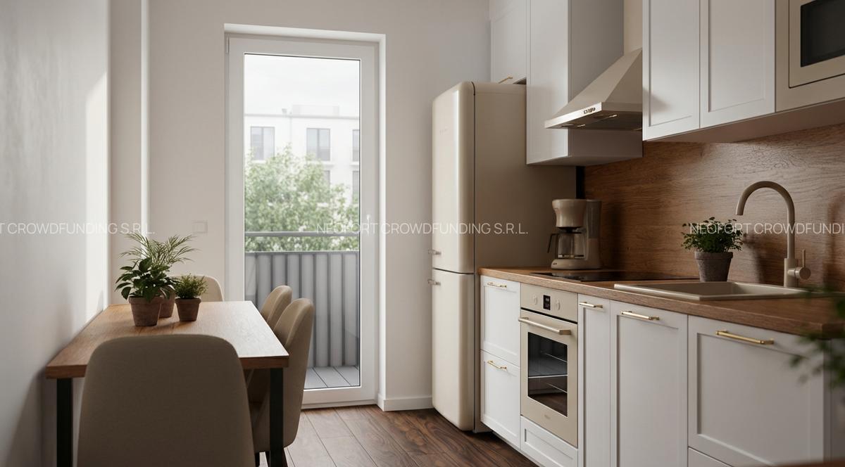 Interior view of Apartament 2 bedroom in theodor pallady