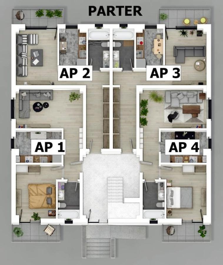 Apartament 3 camere pe strada Oasului in bloc de 1-2-3 camere. Dezvoltator. - 7
