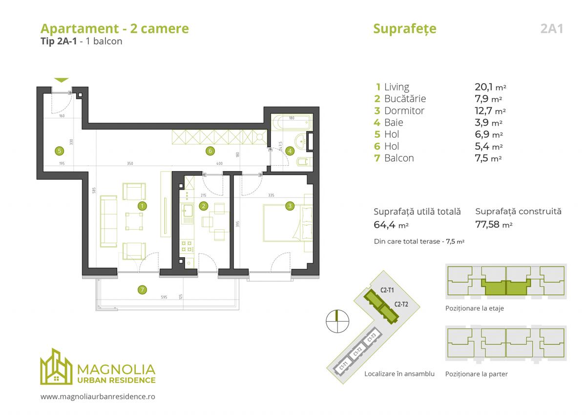 Magnolia Urban Residence, zona Străulești, București - 1