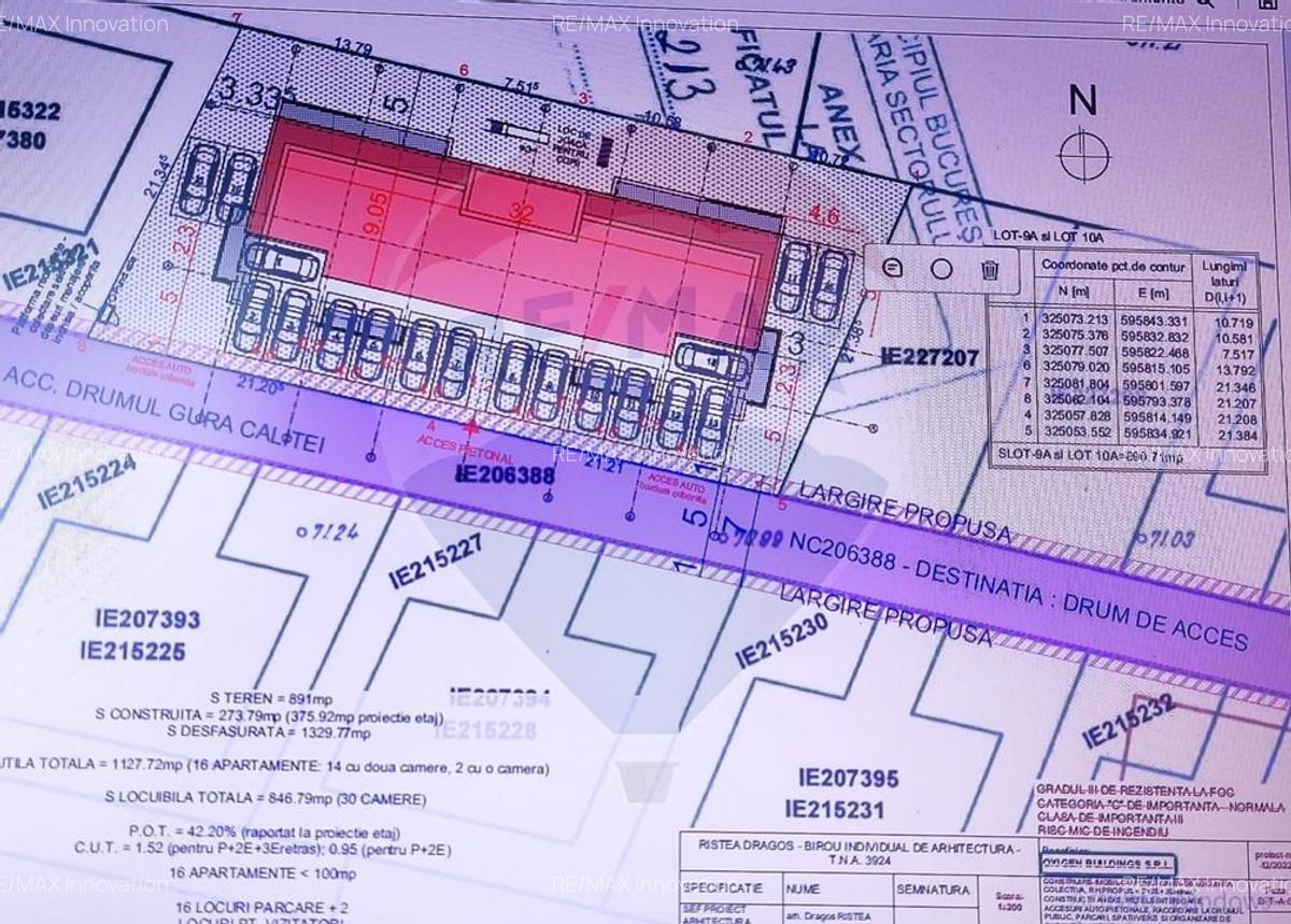 Teren 1,000mp cu autorizatie de constructie in sector 3 - 3