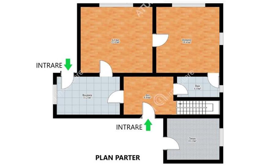 Casa individuala cu 4 camere pe teren de 575 mp zona Vasile Milea