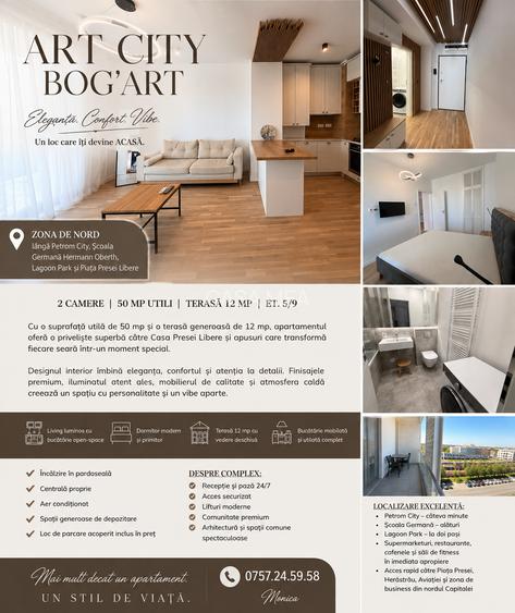 Apartament 2 camere ART CITY-Casa Presei Libere cu parcare  supraterana - 2