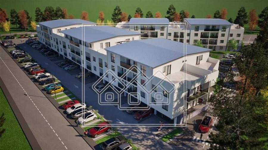 Apartament nou, 3 camere si balcon, 60 mp utili, Selimbar