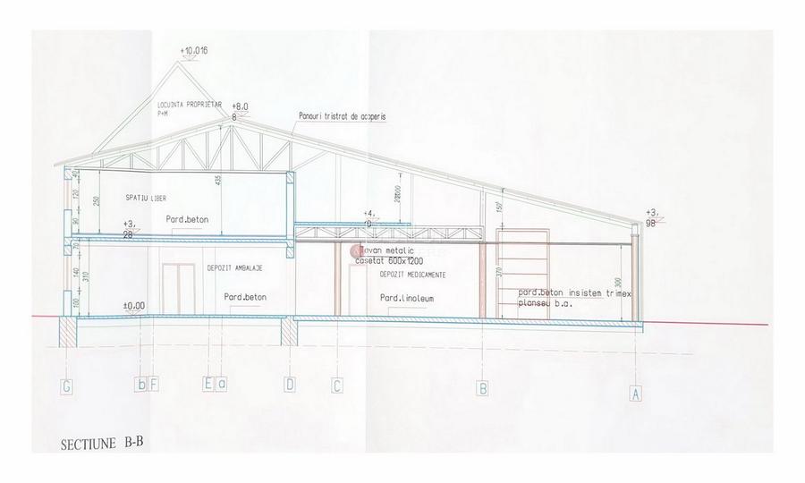 Platformă industrială cu 2 hale și sediu administrativ – teren 3.871 m