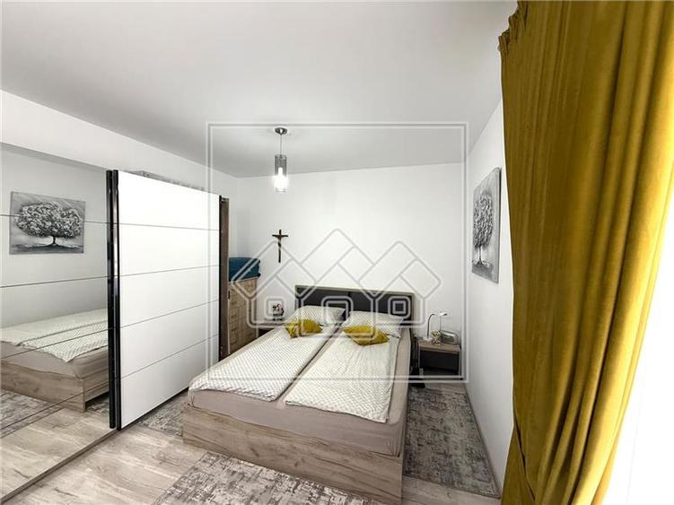 Ap. 3 camere si gradina, mobilat si utilat modern, zona Turnisor