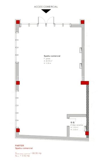 Spatiu Comercial - Zona Marasti - Vad bun - Constructie Noua - 3