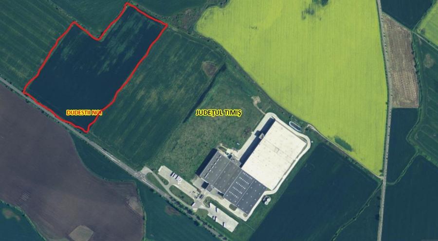 Dudestii Noi 10 ha comasate la 11 km de Timisoara - Ideal investitie !