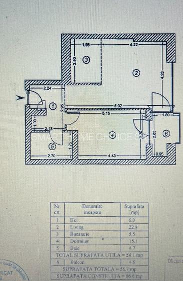 Apartament 2 camere LUX One Cotroceni Academia Militara metrou parcare - 12