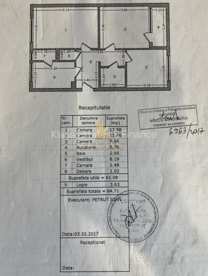 Apartament 3 camere, 65 mp, dec, centrală, reabilitat, metrou, zona Dristor - 18