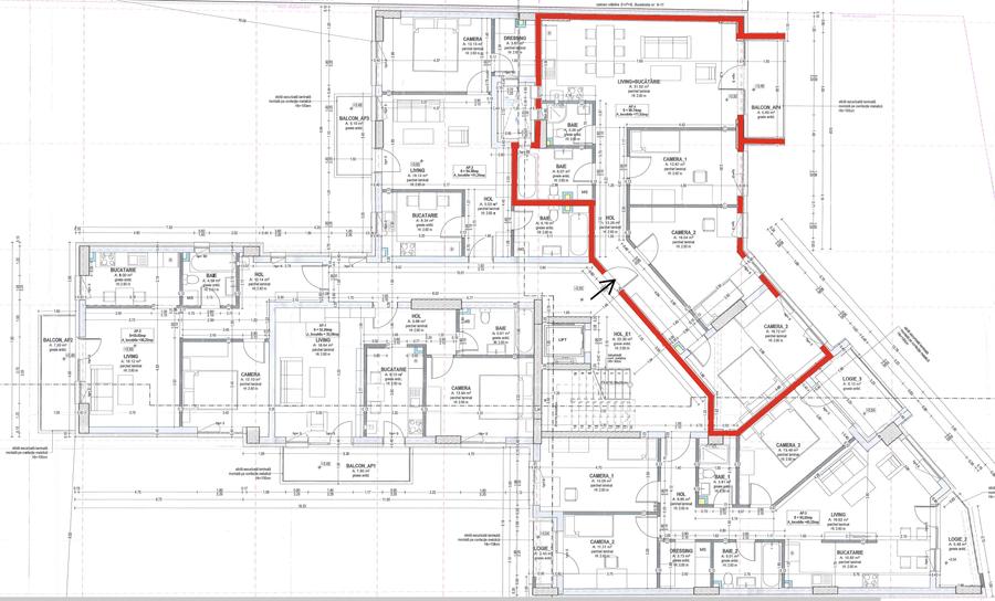 Ap de 4 camere în bloc nou - zonă semicentrală - Str. Burebista 5-7