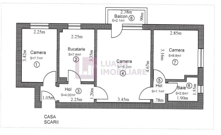 Apartament cu 3 camere de vanzare | Ciresica | etaj 1 | pivnita | video - 8
