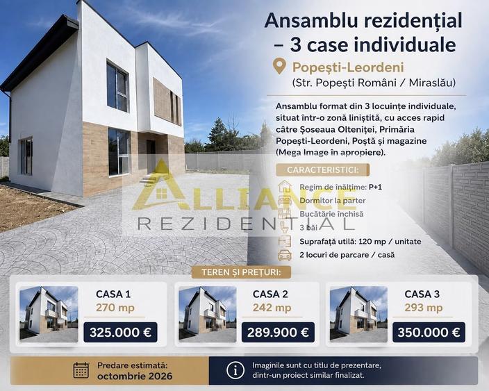 Primarie Popesti - 5 Camere 3 Bai - 300.000eur