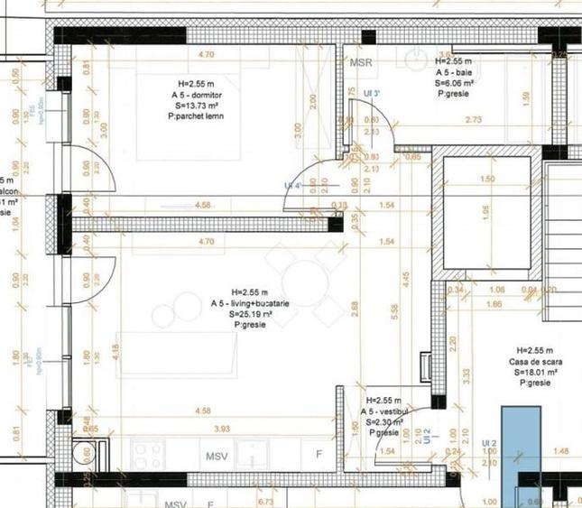 APARTAMENT 2 CAMERE ET 2 BLOC NOU BLV REBREANU