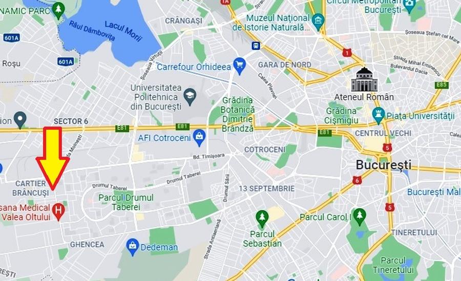 Vanzare 6300 mp teren Sector 6 langa metrou Valea Ialomitei cu 600 Euro/mp